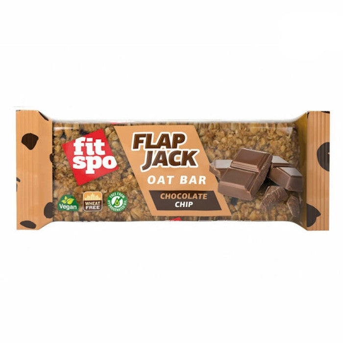 FitSpo Flapjack Овесен бар с Шоколадови парченца 80g - 1 бр.