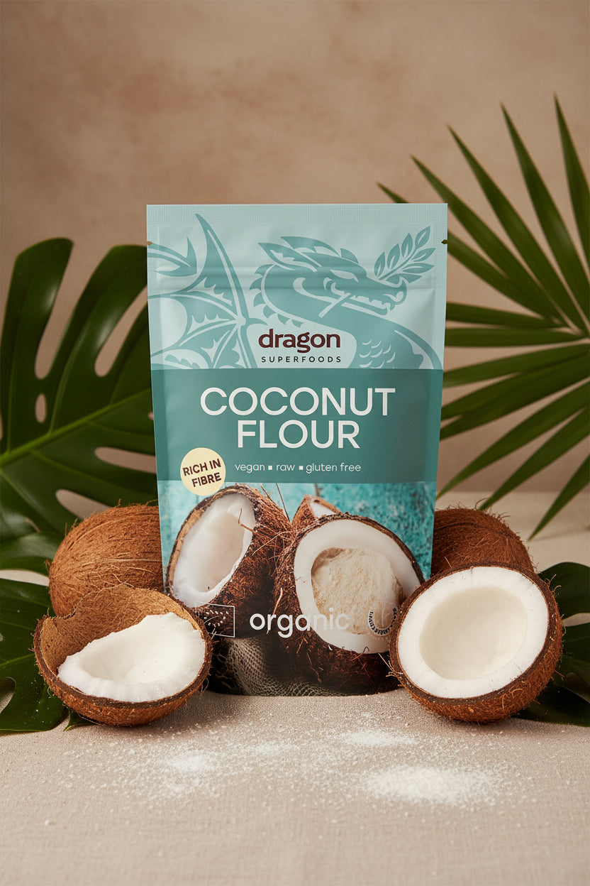 Био кокосово брашно 200g Dragon Superfoods