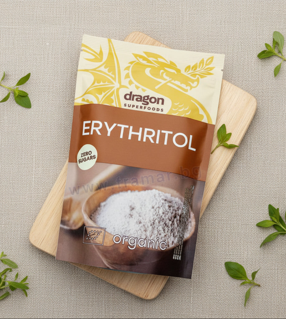 Био еритритол на прах 250g Dragon Superfoods