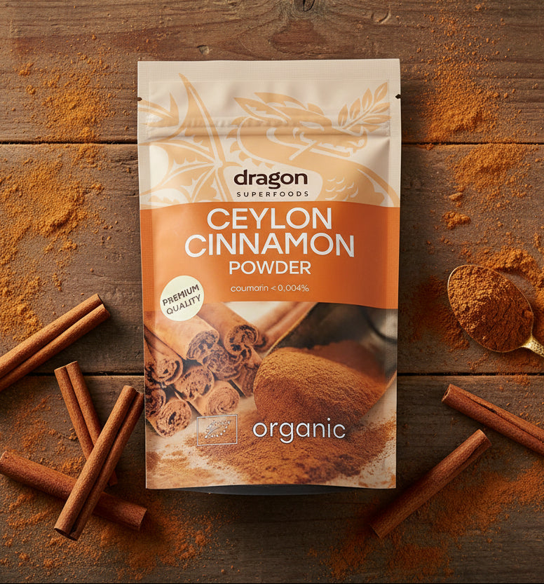Био Цейлонска Канела на Прах Dragon Superfoods 150g